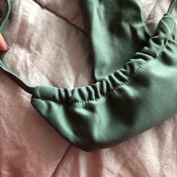 Tropics Queen High Waisted Scrunch in Olive Green - Picture 8 of 8